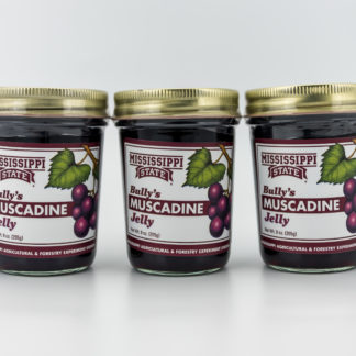 Three jars of 9 oz muscadine jelly