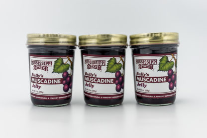 Three jars of 9 oz muscadine jelly