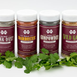 four containers of spices