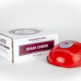 1.5 lb. half Edam cheese and box