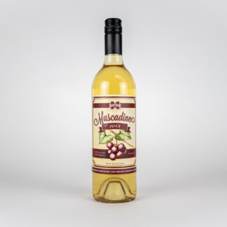 Bottle of Muscadine juice